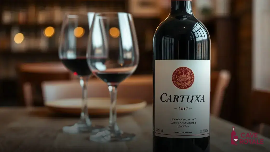 Vinho Tinto Português Cartuxa