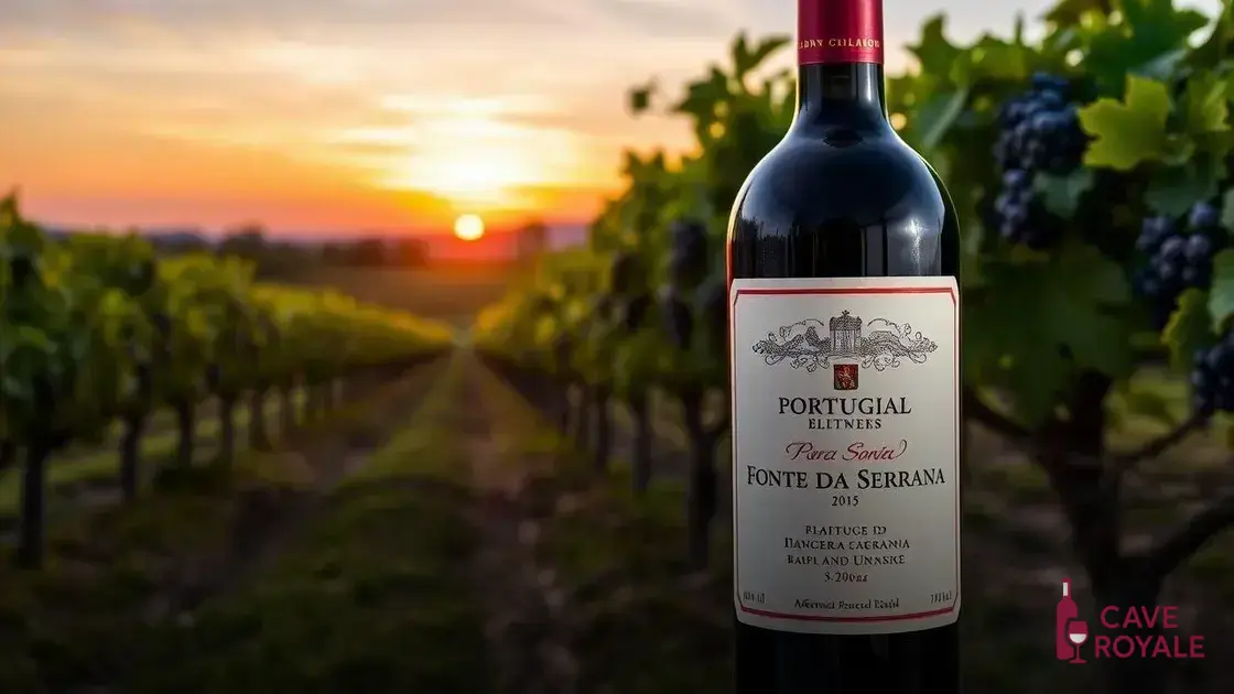 Vinho Tinto Português Fonte Da Serrana
