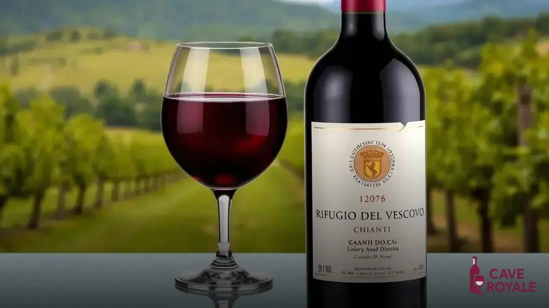 Vinho Tinto Rifugio Del Vescovo Chianti D.O.C.G.