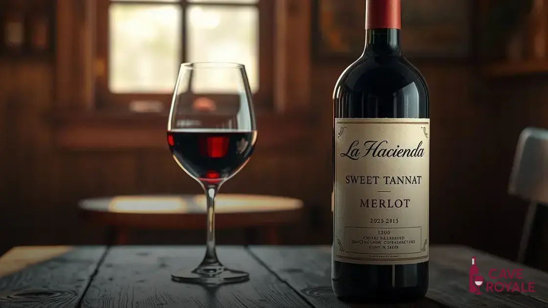 Vinho Tinto Uruguaio La Hacienda Sweet Tannat Merlot