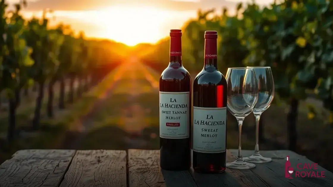 Vinho Tinto Uruguaio La Hacienda Sweet Tannat Merlot