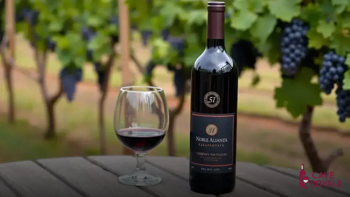 Vinho Tinto Uruguaio Noble Alianza Cabernet Sauvignon