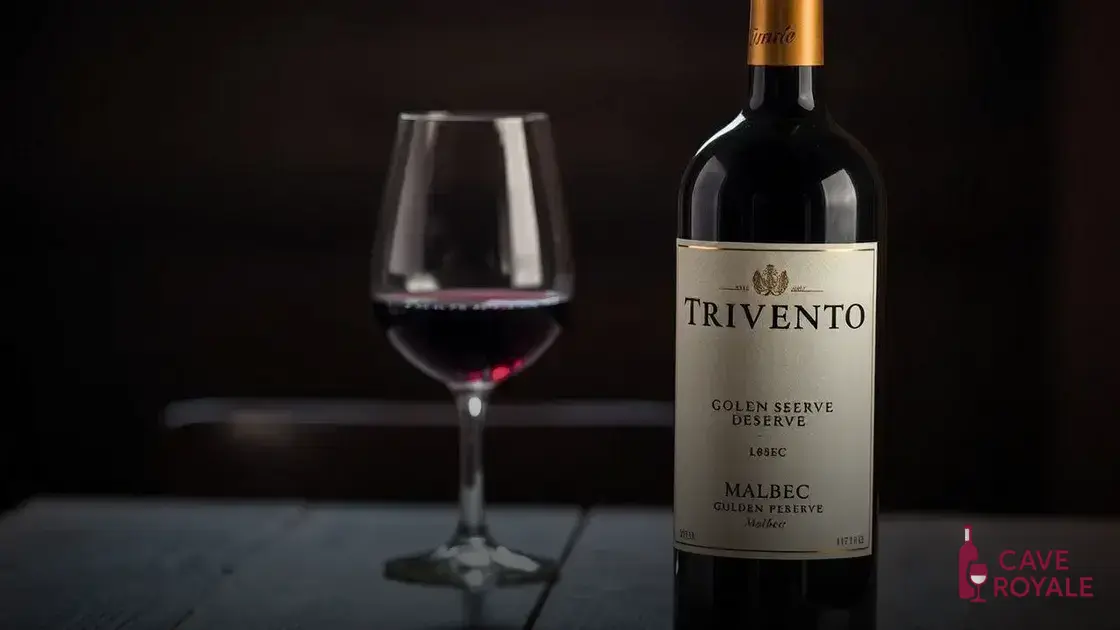 Vinho Trivento Golden Reserve Malbec