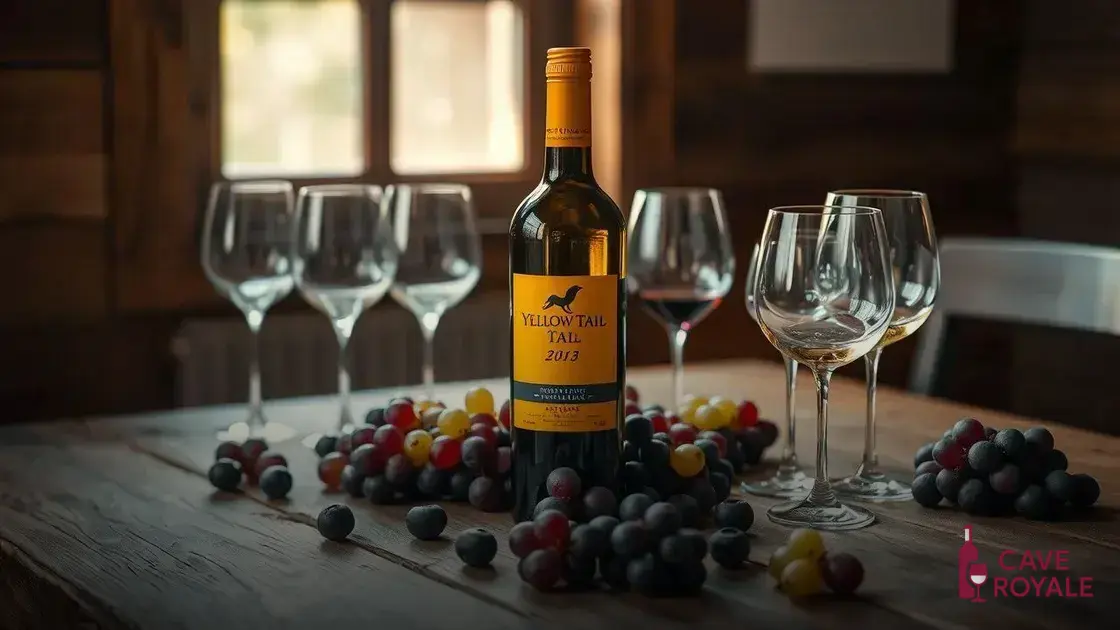Vinho Yellow Tail: conheça os rótulos australianos