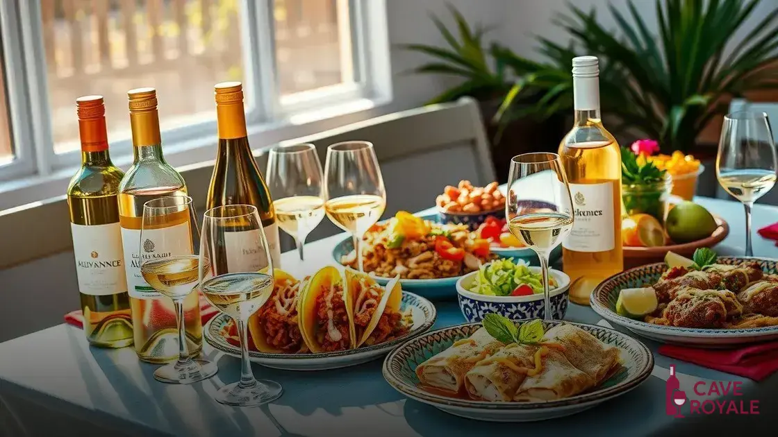 Vinhos brancos que harmonizam com pratos mexicanos