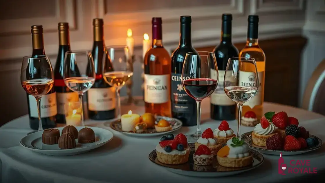 Vinhos doces: como escolher um vinho de sobremesa?