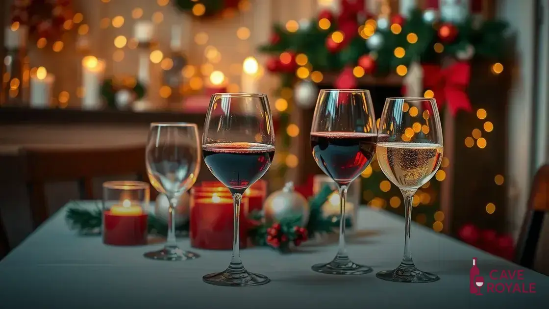 Vinhos para Natal e Ano-Novo: dicas para as festas