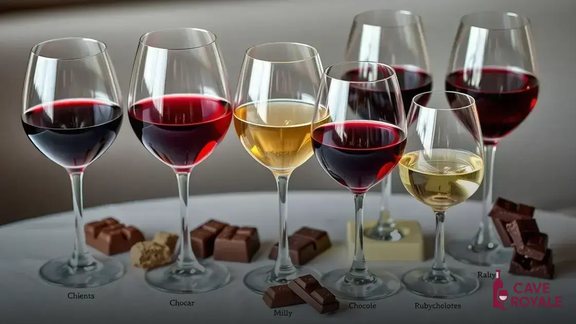 Vinhos que combinam com chocolate