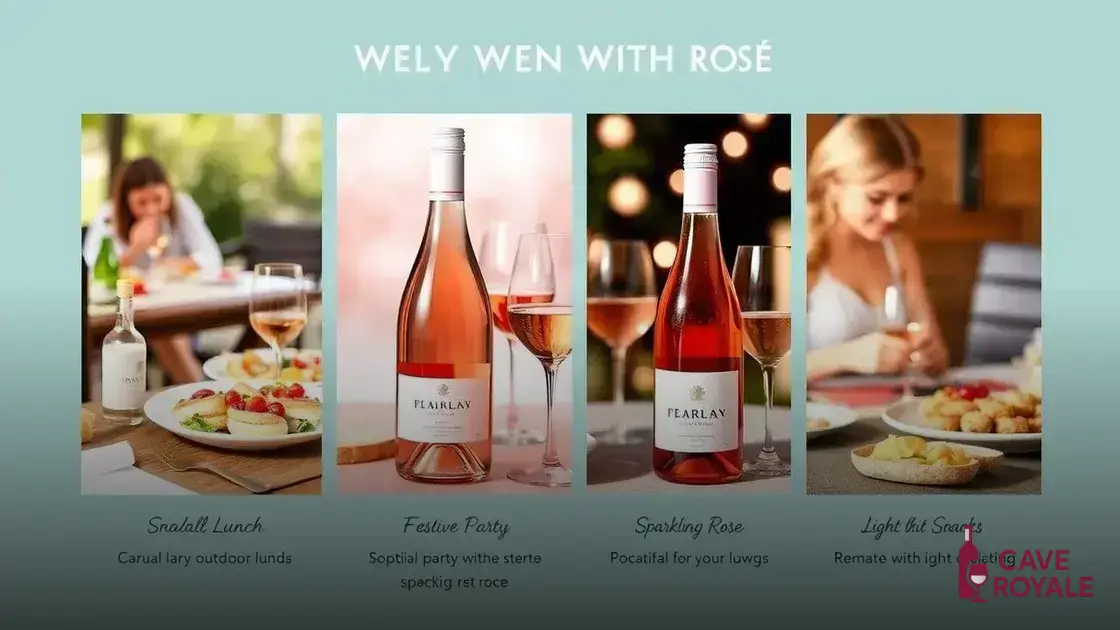 Vinhos rosé ideais para diferentes ocasiões