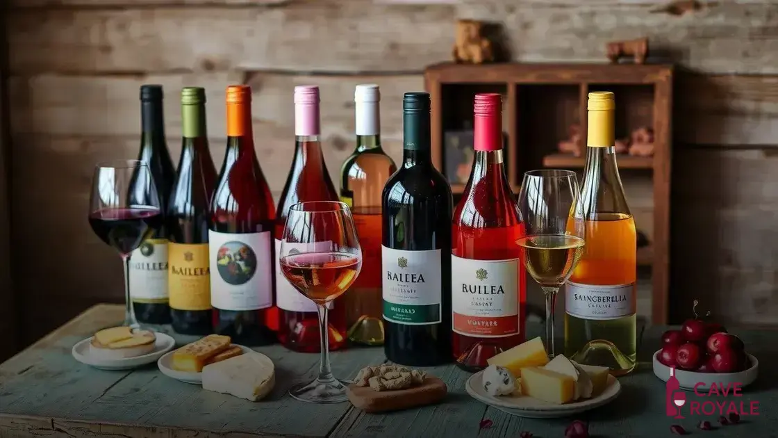 Vinhos tintos, brancos e rosés: opções incríveis