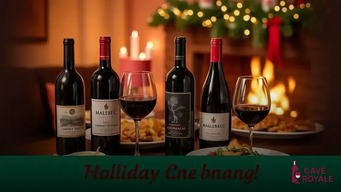 Vinhos tintos para aquecer o clima das festas
