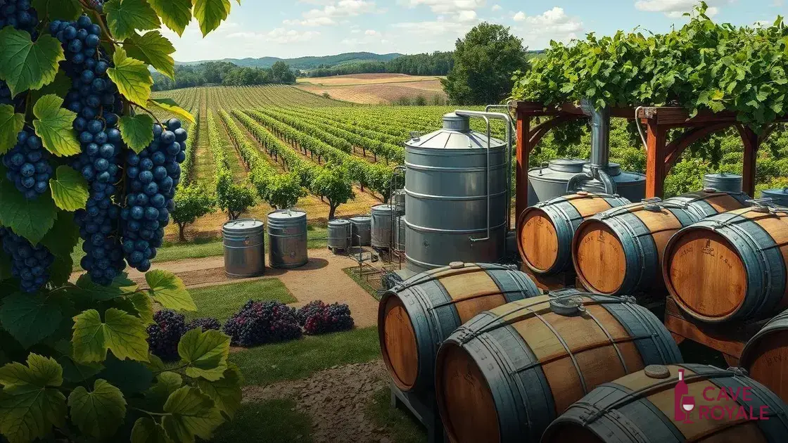 Vinificação do vinho chileno
