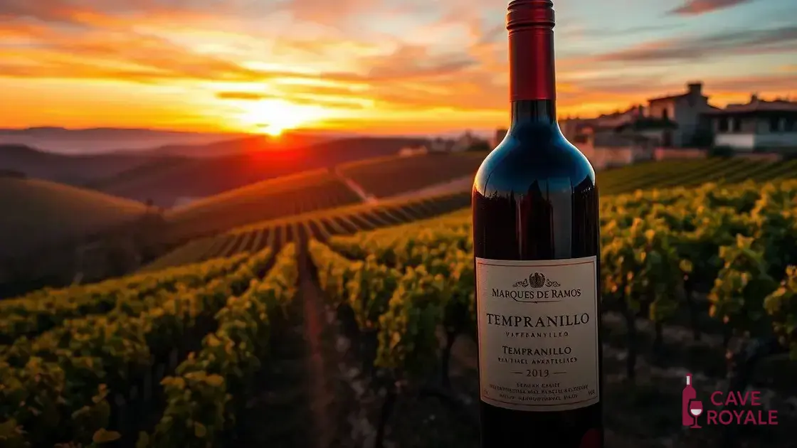 A história do Marques De Ramos Tempranillo