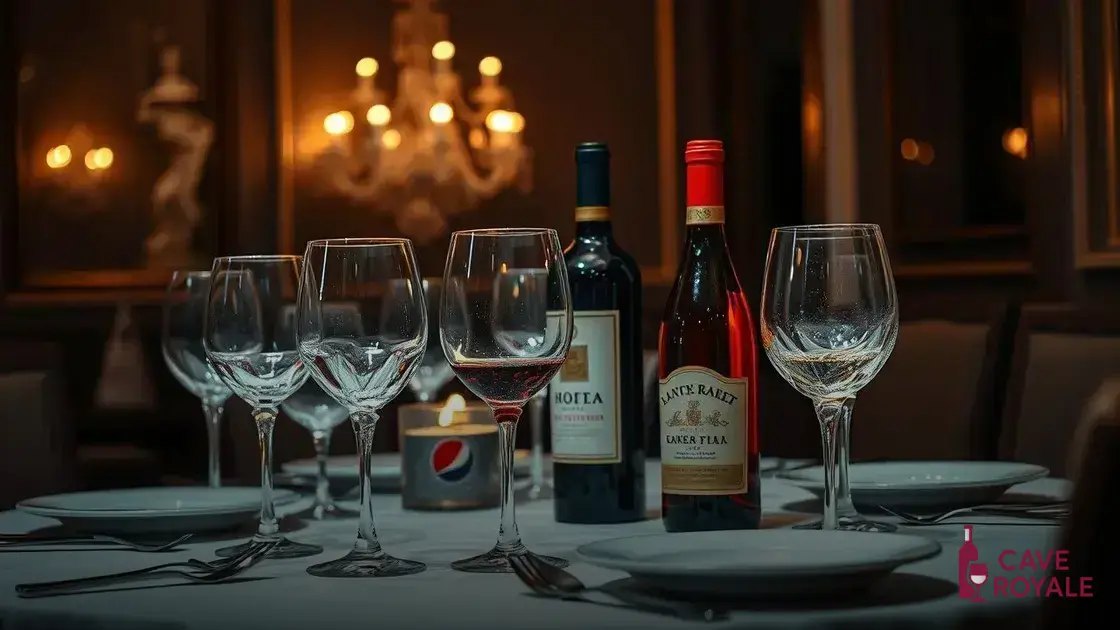 A importância da apresentação na hora de servir vinho