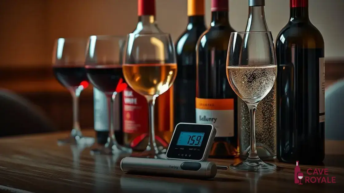 A importância da temperatura do vinho
