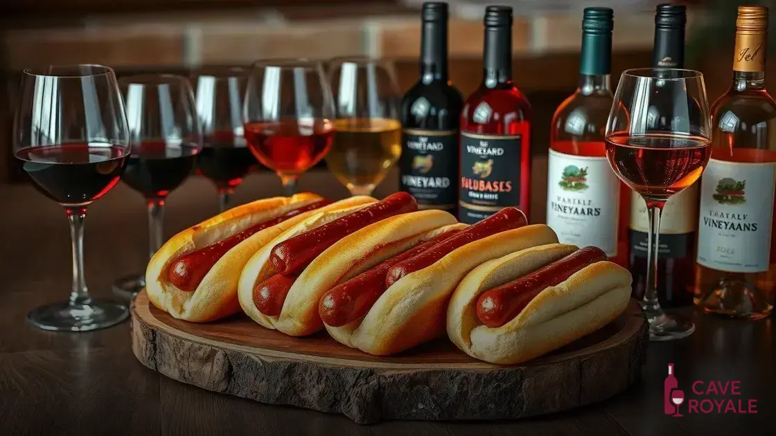 A influência do tipo de salsicha na escolha do vinho