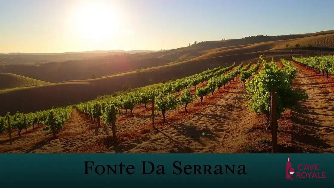 A produção e terroir de Fonte Da Serrana