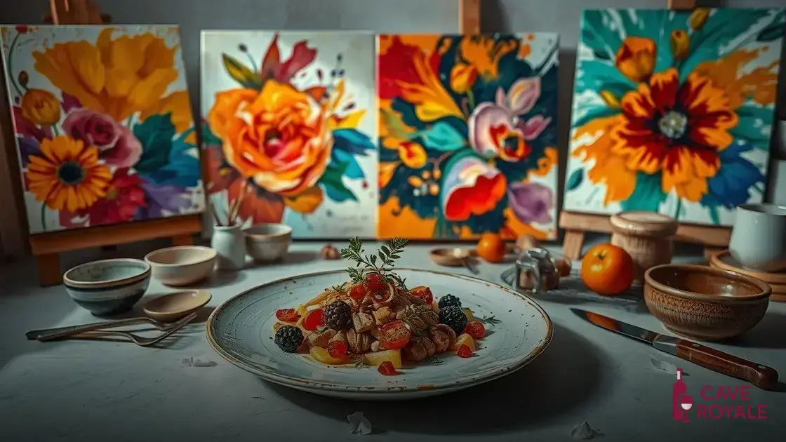 A relação entre arte e gastronomia