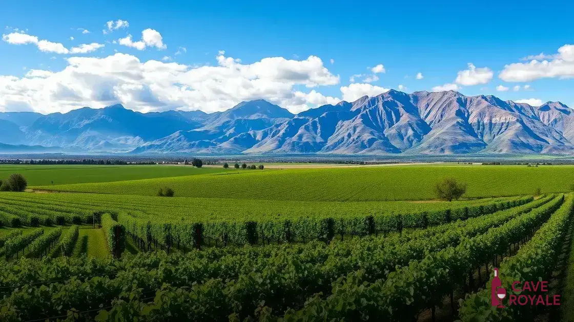 as principais regiões vinícolas do chile