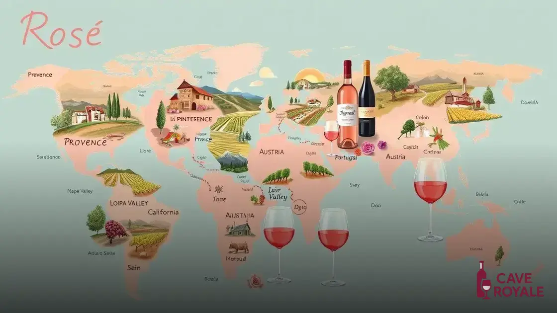 As regiões que produzem os melhores vinhos rosés