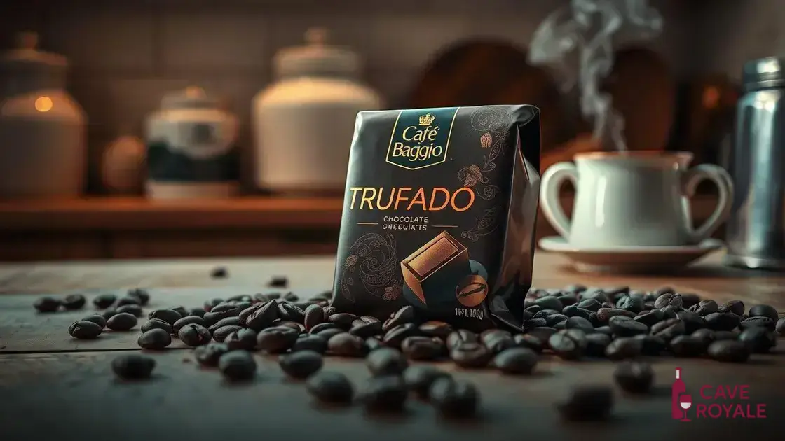 Café Baggio Chocolate Trufado Com 10 Unidades 50g
