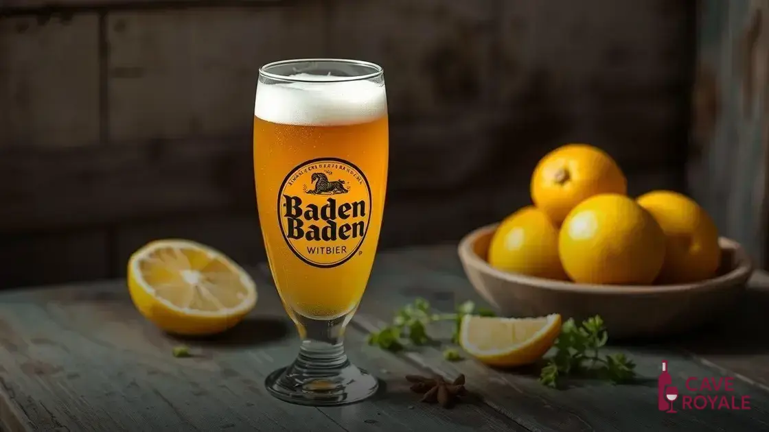 Características da cerveja Baden Baden Witbier