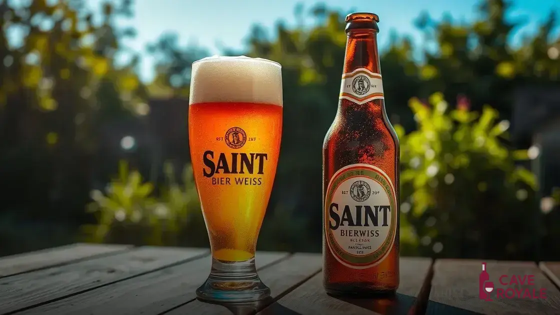 Características da cerveja Saint Bier Weiss