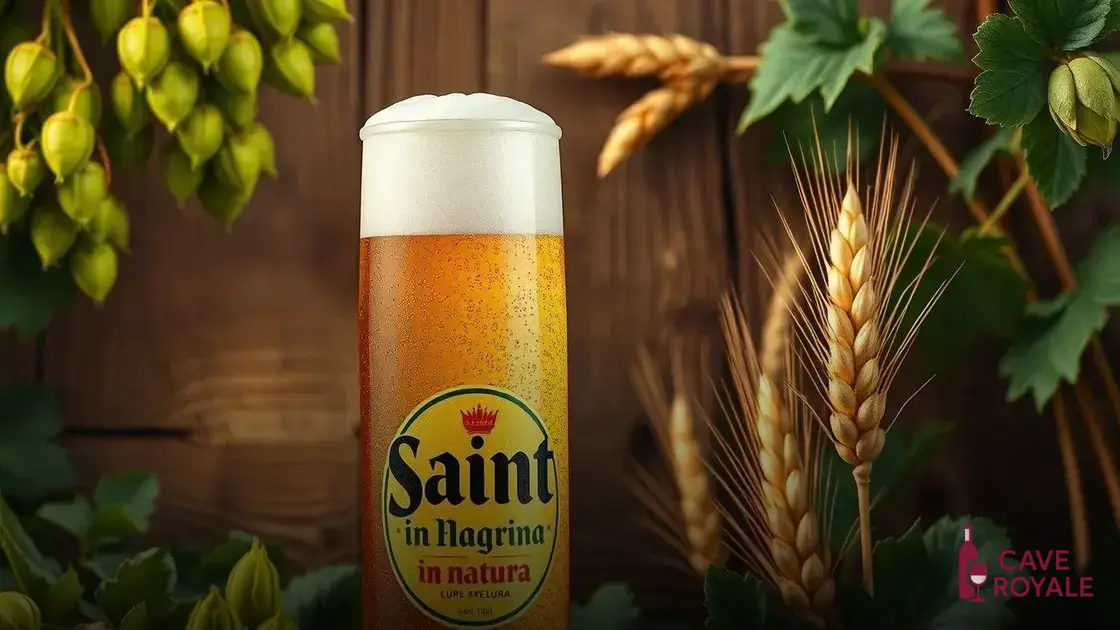 Características da Saint Bier Lager In Natura