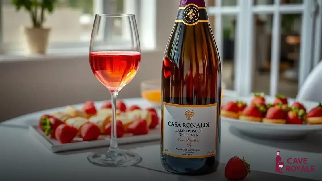 Características do Casa Ronaldi Lambrusco Dell
