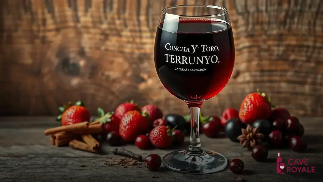 caracteristicas-do-concha-y-toro-terrunyo-cabernet-sauvignon Vinho Concha Y Toro Terrunyo Cabernet Sauvignon