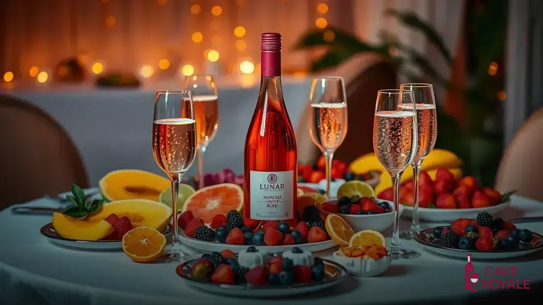 Características do espumante Lunar Moscatel Rosé