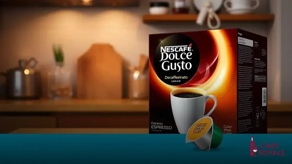 Características do Nescafé Dolce Gusto Espresso Decaffeinato