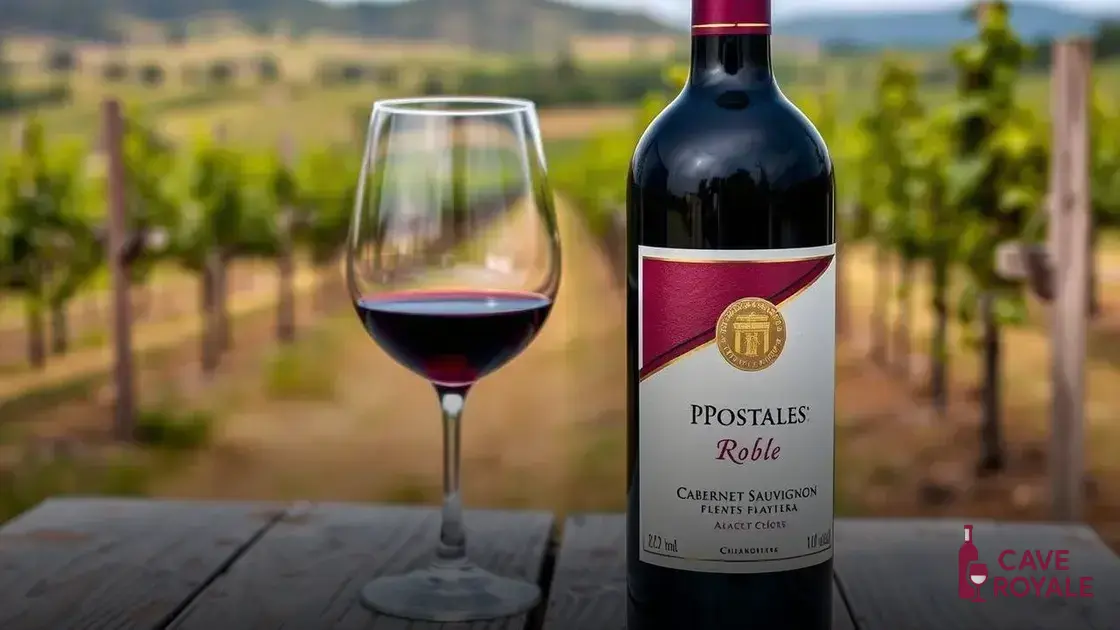 Características do Postales Roble Cabernet Sauvignon