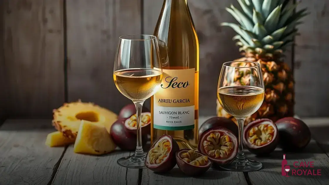 Características do Secco ABREU GARCIA Sauvignon Blanc