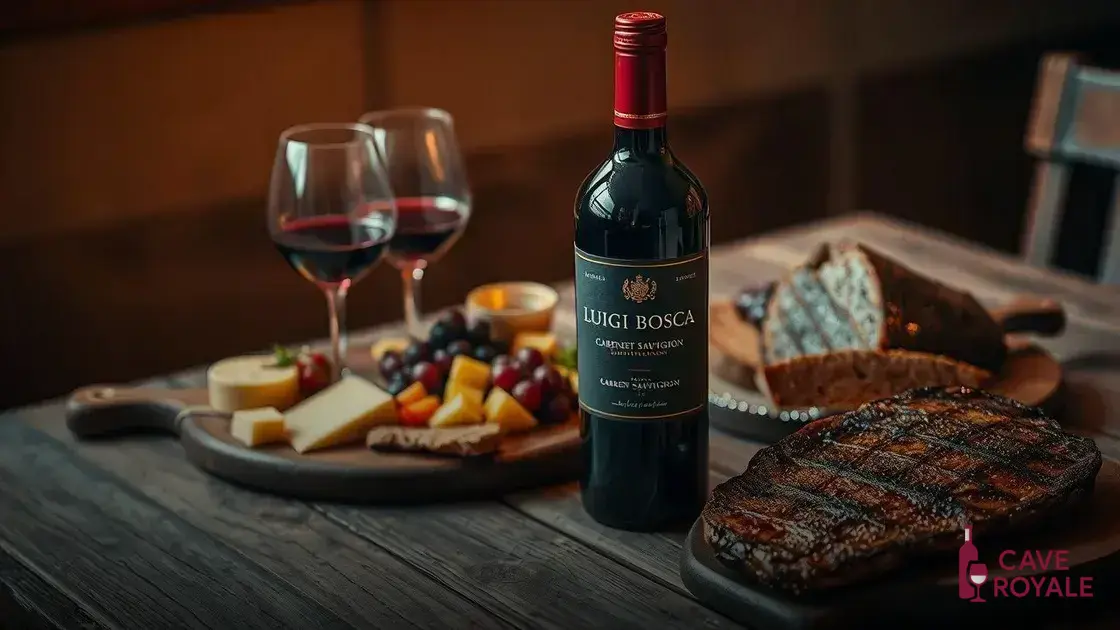 Características do vinho Luigi Bosca Cabernet Sauvignon