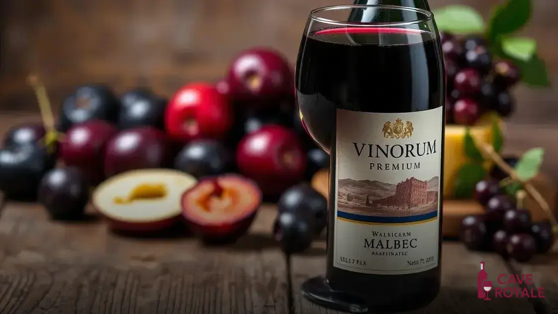 Características do vinorum premium malbec