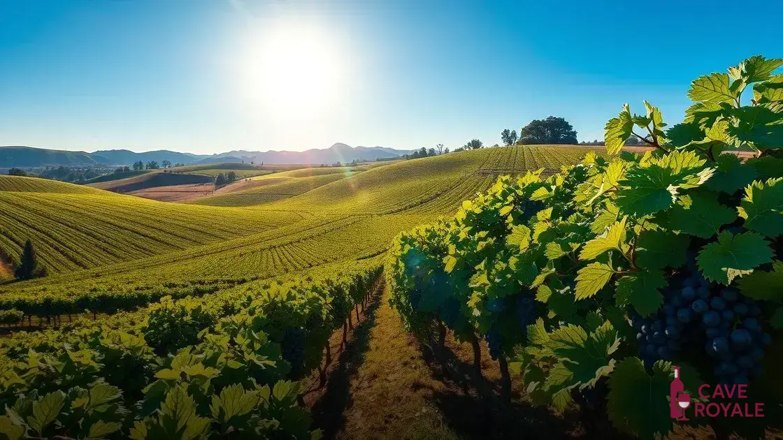 Características dos vinhos californianos