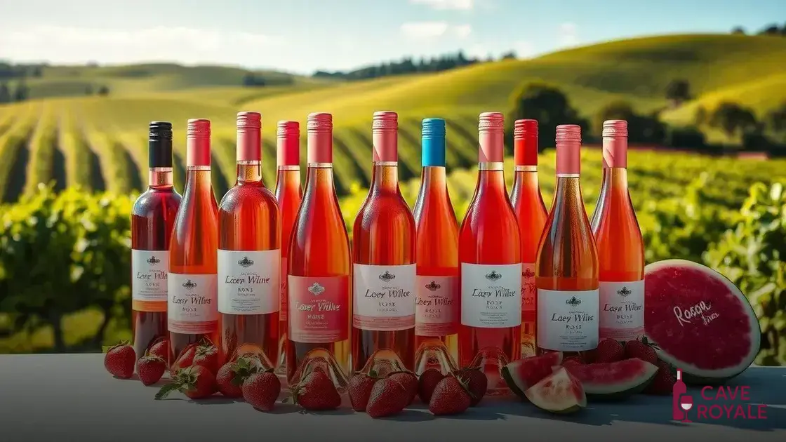 Características dos vinhos rosés
