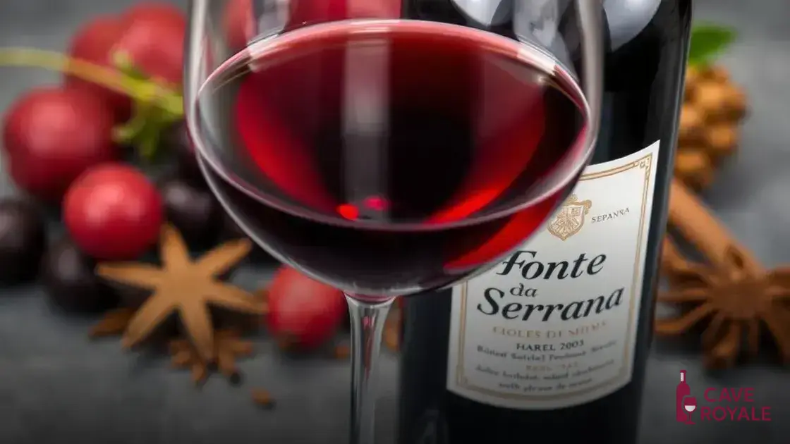 Características e sabor do vinho Fonte Da Serrana