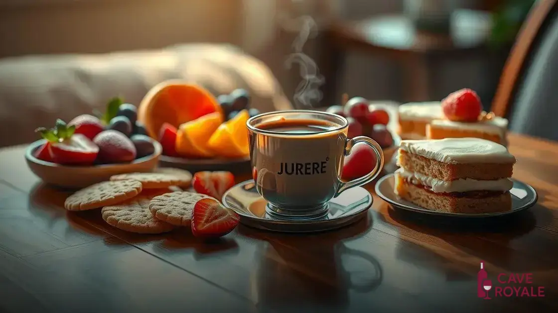 Combinando o café JURERÊ com alimentos
