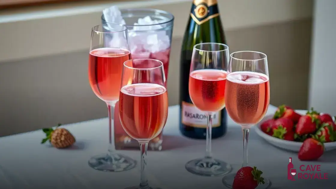 Como degustar corretamente um rosé frisante