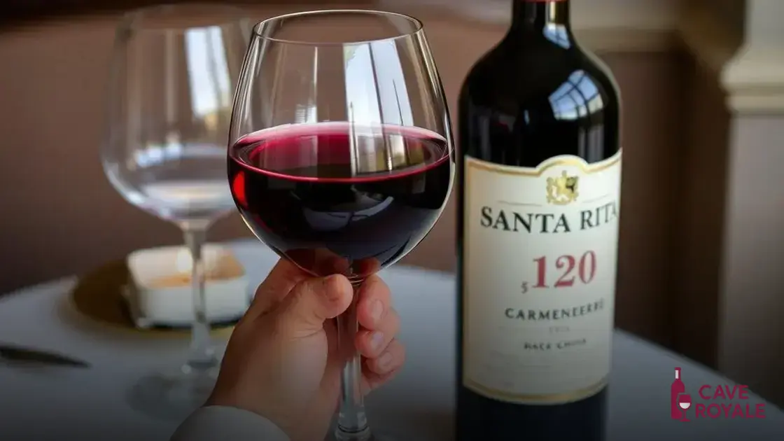 Como degustar o Santa Rita 120