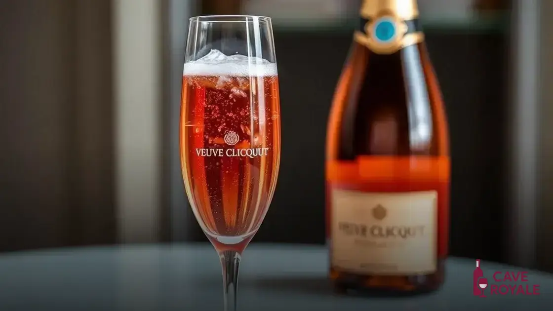 Como degustar o Veuve Clicquot Ponsardin Brut Rosé