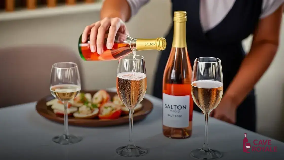 Como degustar Salton Prosecco Brut Rosé