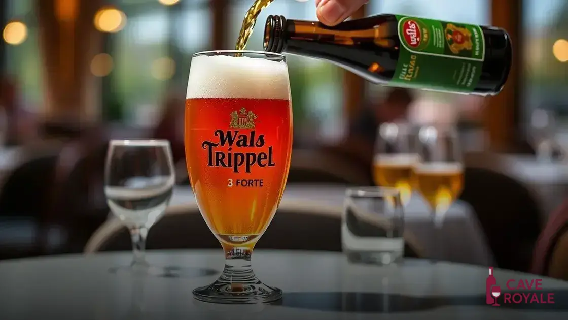 Como servir a Wals Trippel 3 Forte, Clara
