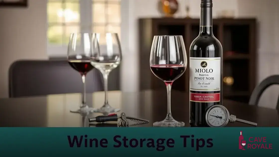 Como servir e armazenar o Miolo Reserva