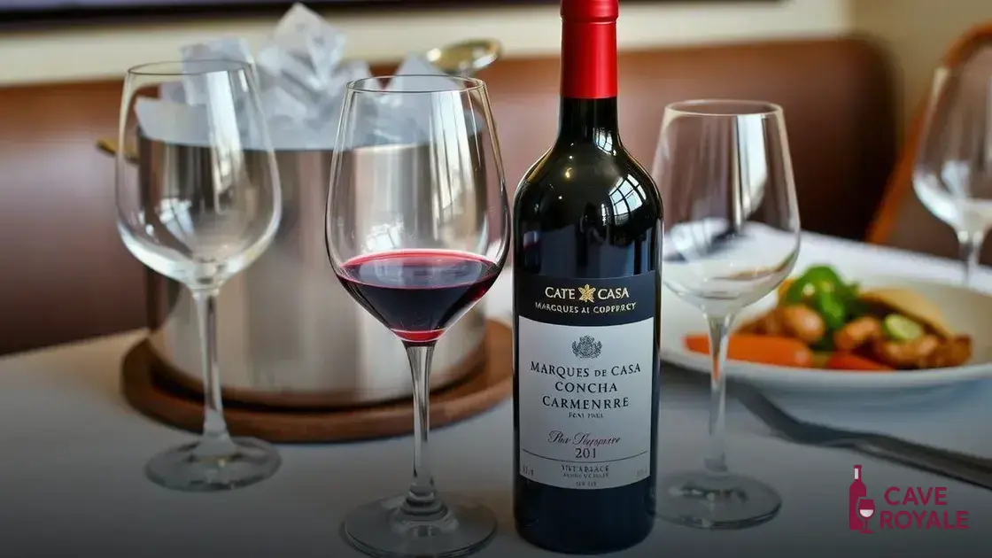 como-servir-e-degustar-corretamente Vinho Chileno Marques De Casa Concha Carménère