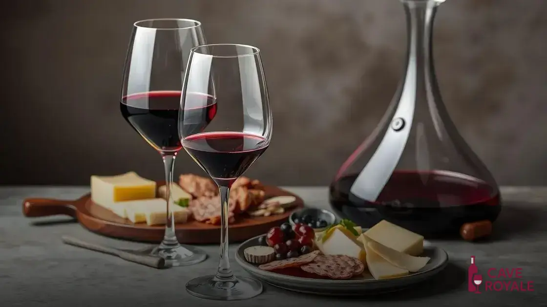 Como servir e degustar vinho tinto