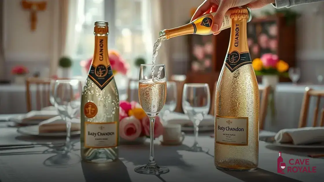 como-servir-o-baby-chandon-corretamente Espumante Baby Chandon Réserve Brut Baby