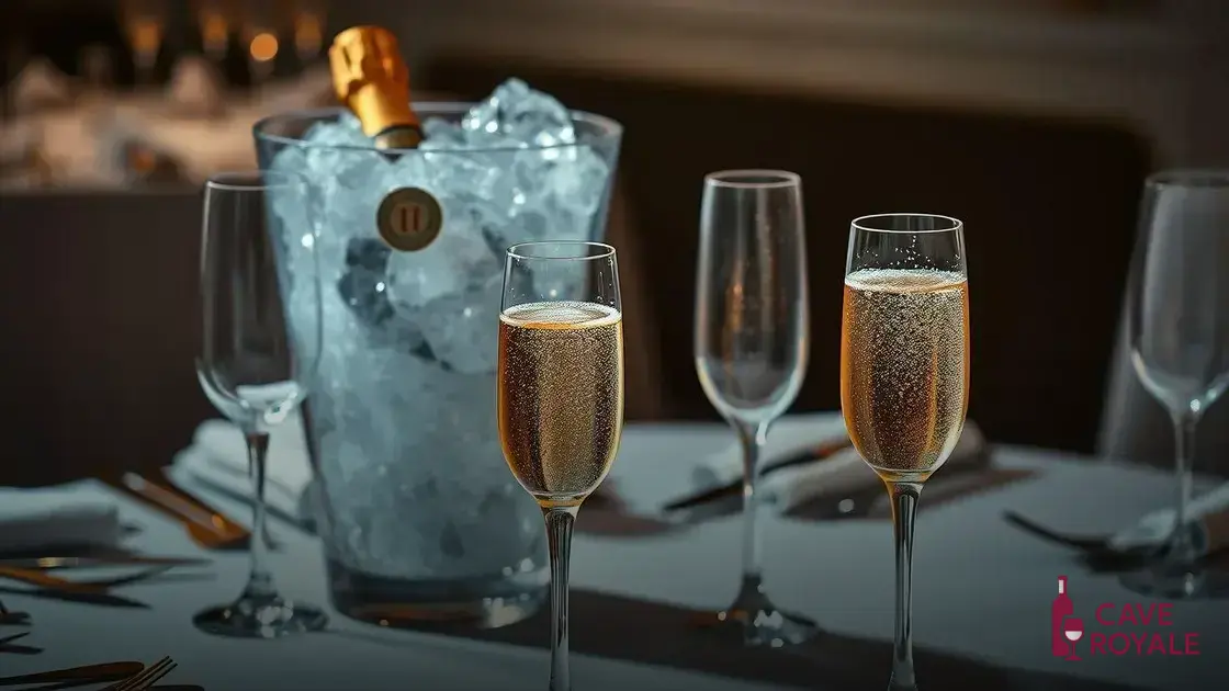 Como servir o Champagne Taittinger Brut